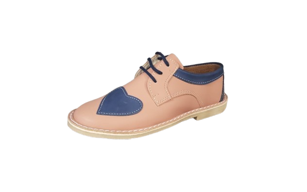 Ladies Lace Up Heart Vellies