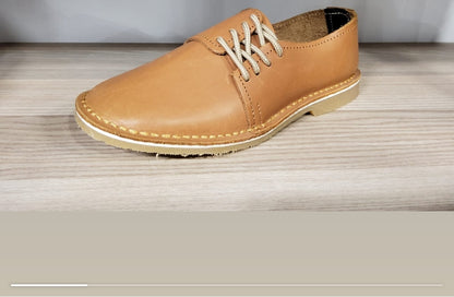 Ladies Side Lace Genuine Leather Vellie
