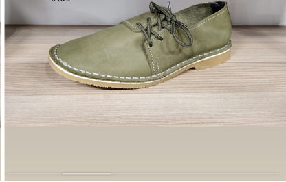 Ladies Side Lace Genuine Leather Vellie