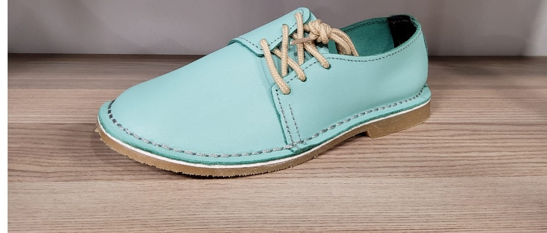 Ladies Side Lace Genuine Leather Vellie