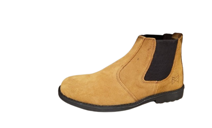 Mens Suede Gusset Boots